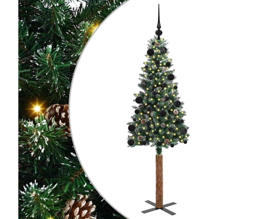 Tievā Ziemassvētku Egle Su 150 Led Zaļš Un Balts 150 Cm Vidaxl