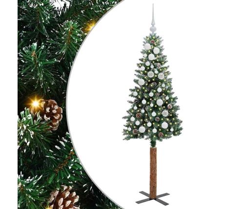 Tievā Ziemassvētku Egle Su 150 Led Zaļš Un Balts 150 Cm Vidaxl