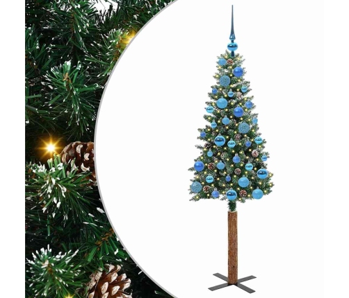 Tievā Ziemassvētku Egle Su 150 Led Zaļš Un Balts 150 Cm Vidaxl