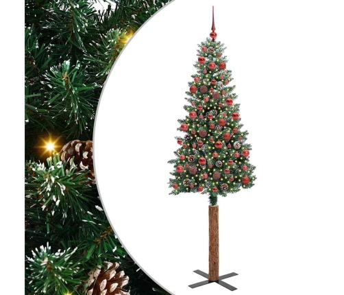 Tievā Ziemassvētku Egle Su 300 Led Zaļš Un Balts 180 Cm Vidaxl