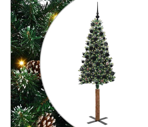 Tievā Ziemassvētku Egle Su 300 Led Zaļš Un Balts 180 Cm Vidaxl