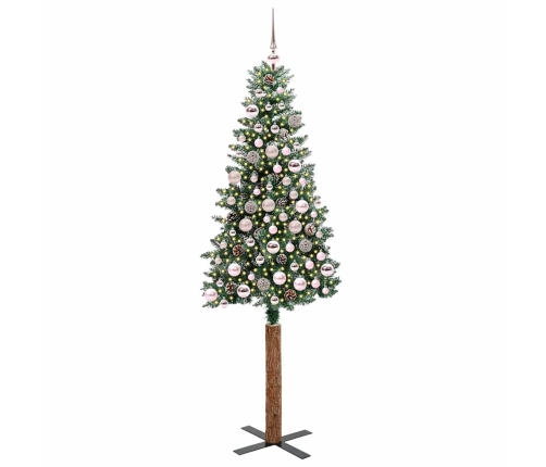 Tievā Ziemassvētku Egle Su 300 Led Zaļš Un Balts 180 Cm Vidaxl