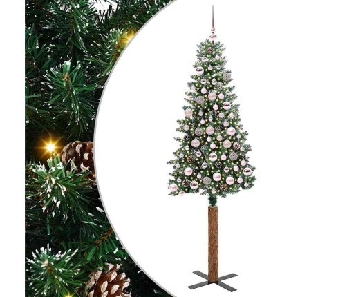 Tievā Ziemassvētku Egle Su 300 Led Zaļš Un Balts 180 Cm Vidaxl