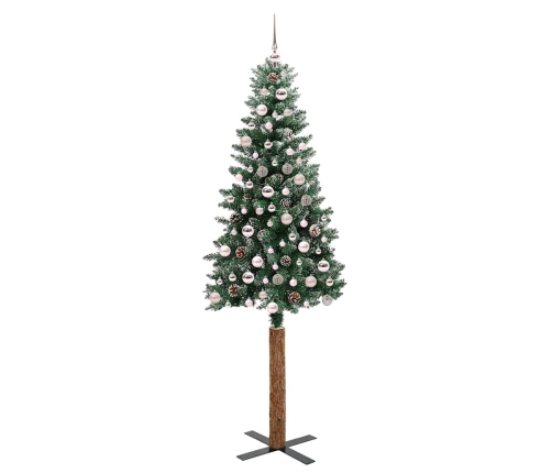 Tievā Ziemassvētku Egle Su 300 Led Zaļš Un Balts 210 Cm Vidaxl