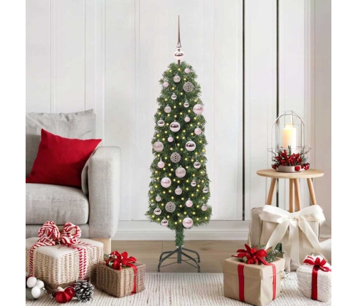 Mākslīgā Ziemassvētku Eglīte With Leds Zaļa 120 Cm Pvc Vidaxl