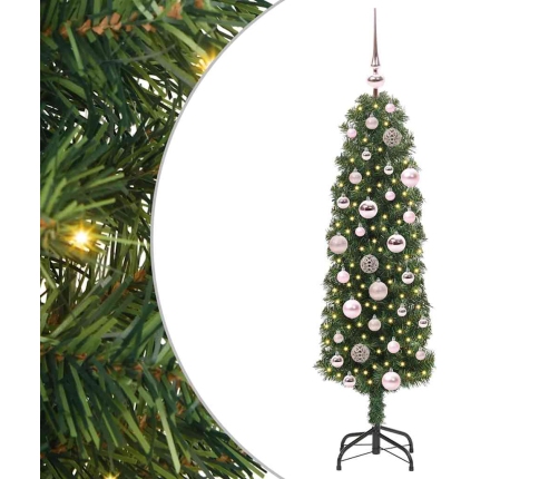 Mākslīgā Ziemassvētku Eglīte With Leds Zaļa 120 Cm Pvc Vidaxl