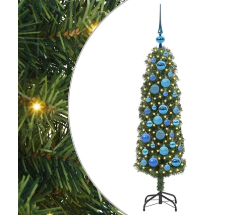 Mākslīgā Ziemassvētku Eglīte With Leds Zaļa 120 Cm Pvc Vidaxl