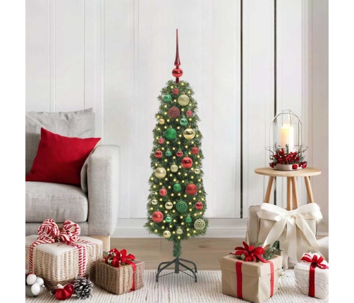 Mākslīgā Ziemassvētku Eglīte With Leds Zaļa 120 Cm Pvc Vidaxl