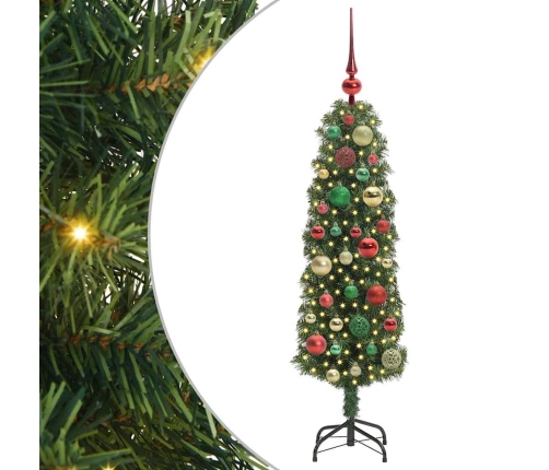 Mākslīgā Ziemassvētku Eglīte With Leds Zaļa 120 Cm Pvc Vidaxl