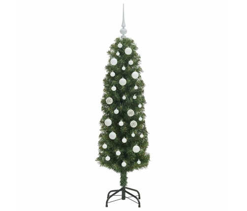 Mākslīgā Ziemassvētku Eglīte With Leds Zaļa 150 Cm Pvc Vidaxl
