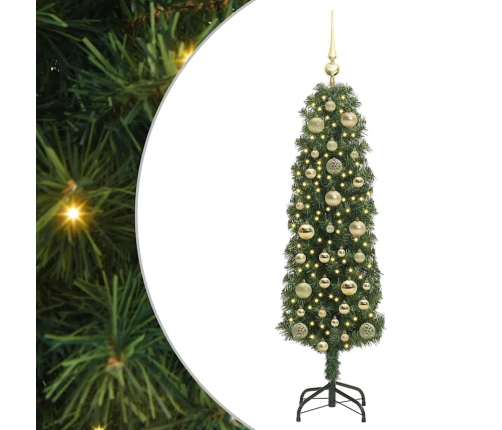 Mākslīgā Ziemassvētku Eglīte With Leds Zaļa 150 Cm Pvc Vidaxl