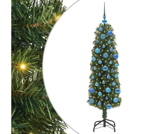 Mākslīgā Ziemassvētku Eglīte With Leds Zaļa 150 Cm Pvc Vidaxl