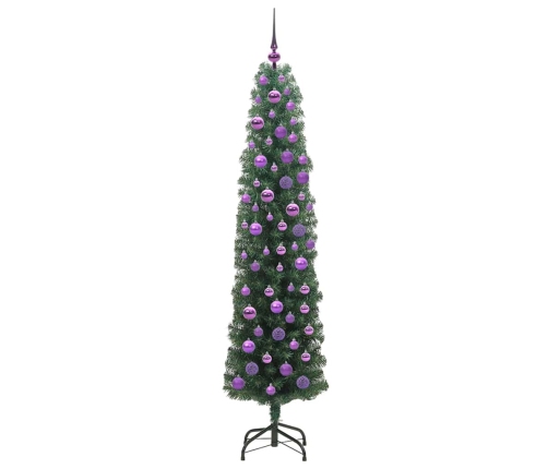 Tievā Ziemassvētku Egle Zaļa 180 Cm Plastmasa Un Metāls Vidaxl