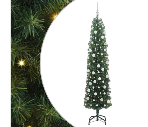 Mākslīgā Ziemassvētku Eglīte Zaļa 210 Cm Pvc Vidaxl