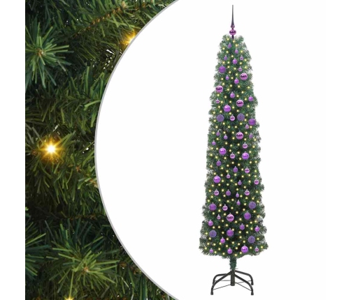 Mākslīgā Ziemassvētku Eglīte Zaļa 210 Cm Pvc Vidaxl