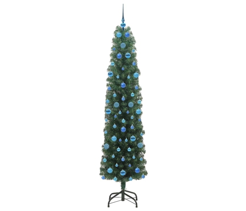 Mākslīgā Ziemassvētku Eglīte With Leds Zaļa 210 Cm Pvc Vidaxl