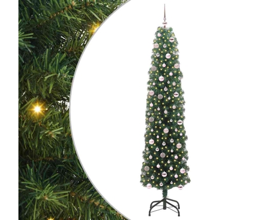 Mākslīgā Ziemassvētku Eglīte Zaļa 240 Cm Pvc Vidaxl