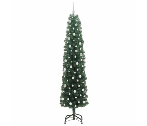 Mākslīgā Ziemassvētku Eglīte With Leds Zaļa 240 Cm Pvc Vidaxl