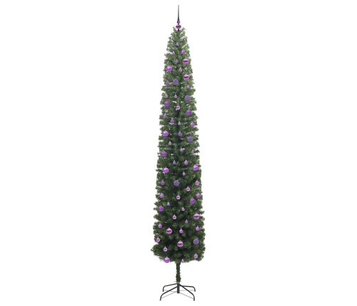 Mākslīgā Ziemassvētku Eglīte With Leds Zaļa 270 Cm Pvc Vidaxl