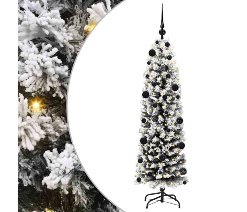 Tievā Ziemassvētku Egle Zaļa 150 Cm Plastmasa Un Metāls Vidaxl