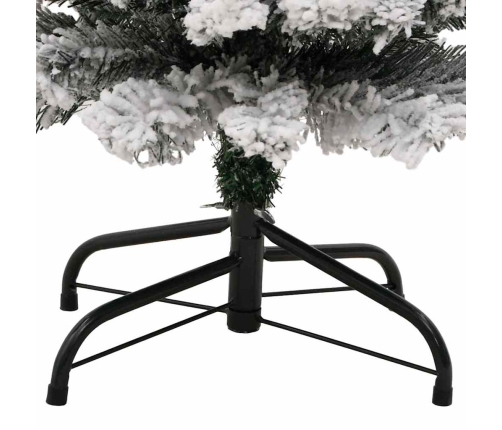 Mākslīgā Ziemassvētku Eglīte Zaļš Un Balts 150 Cm Pvc Vidaxl