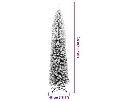 Tievā Ziemassvētku Egle Zaļa 48 X 48 X 180 Cm Vidaxl