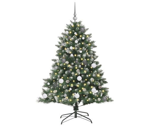 Mākslīgāziemassvētkueglīte Zaļa 150Cm Pvc Vidaxl