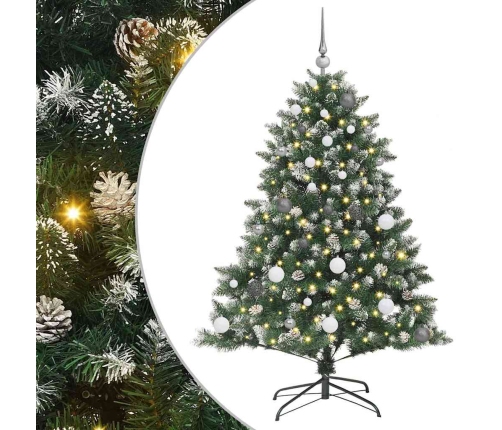 Mākslīgāziemassvētkueglīte Zaļa 150Cm Pvc Vidaxl