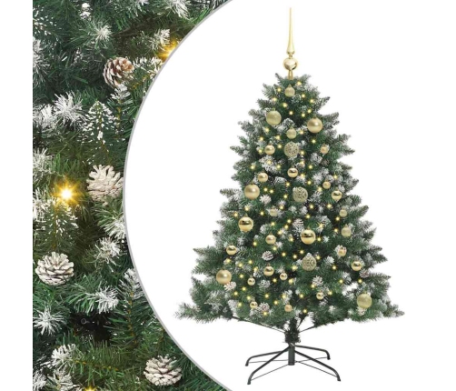 Mākslīgā Ziemassvētku Eglīte Su 150 Led Zaļa 105 X 105 X 150 Cm Vidaxl