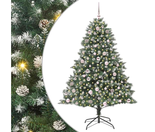 Mākslīgā Ziemassvētku Eglīte Su 300 Led Zaļa 126 X 126 X 180 Cm Vidaxl