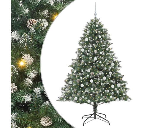 Mākslīgā Ziemassvētku Eglīte Su 300 Led Zaļa 126 X 126 X 180 Cm Vidaxl