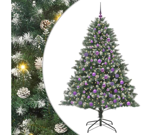 Mākslīgā Ziemassvētku Eglīte Su 300 Led Zaļa 126 X 126 X 180 Cm Vidaxl