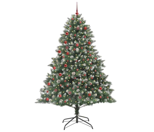 Mākslīgā Ziemassvētku Eglīte Su 300 Led Zaļa 140 X 140 X 210 Cm Vidaxl