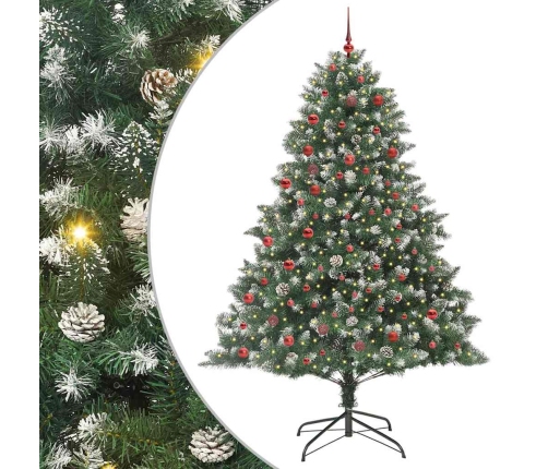 Mākslīgā Ziemassvētku Eglīte Su 300 Led Zaļa 140 X 140 X 210 Cm Vidaxl