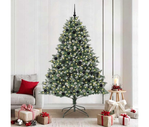 Mākslīgā Ziemassvētku Eglīte Su 300 Led Zaļa 140 X 140 X 210 Cm Vidaxl