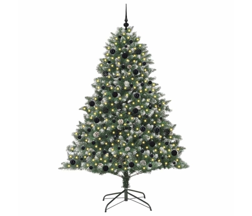 Mākslīgā Ziemassvētku Eglīte Su 300 Led Zaļa 140 X 140 X 210 Cm Vidaxl