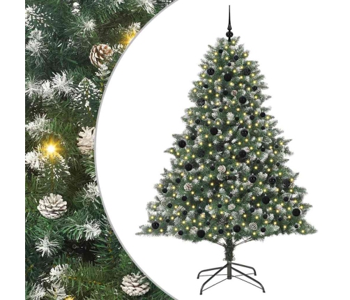 Mākslīgā Ziemassvētku Eglīte Su 300 Led Zaļa 140 X 140 X 210 Cm Vidaxl