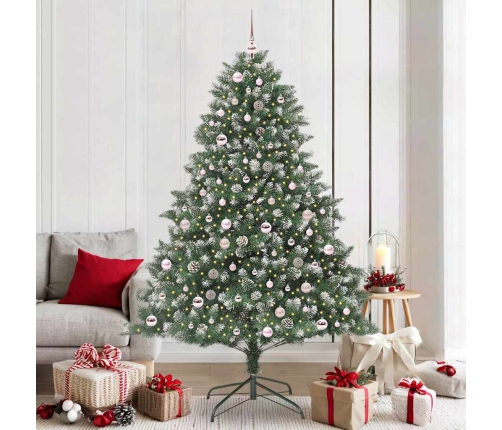 Mākslīgāziemassvētkueglīte Zaļa 140 X 140 X 210 Cm Pvc Vidaxl