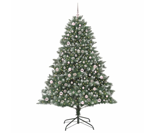 Mākslīgāziemassvētkueglīte Zaļa 140 X 140 X 210 Cm Pvc Vidaxl