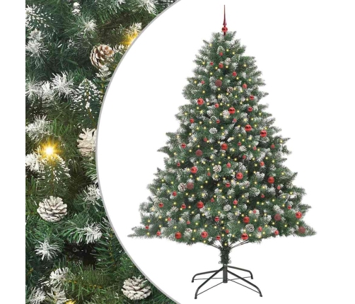 Mākslīgā Ziemassvētku Eglīte Su 300 Led Zaļa 160 X 160 X 240 Cm Vidaxl