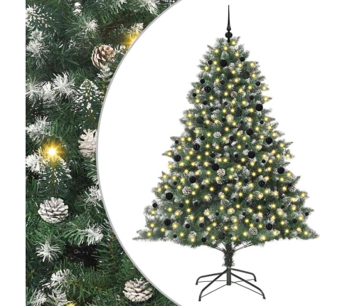 Mākslīgā Ziemassvētku Eglīte Su 300 Led Zaļa 160 X 160 X 240 Cm Vidaxl