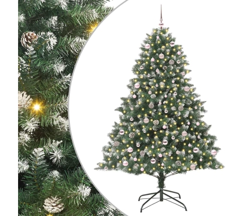 Mākslīgā Ziemassvētku Eglīte Su 300 Led Zaļa 160 X 160 X 240 Cm Vidaxl