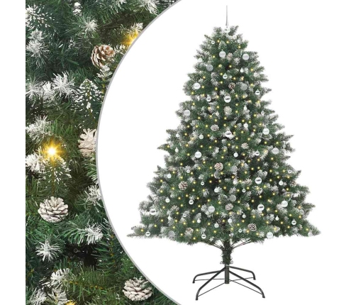 Mākslīgā Ziemassvētku Eglīte Su 300 Led Zaļa 160 X 160 X 240 Cm Vidaxl