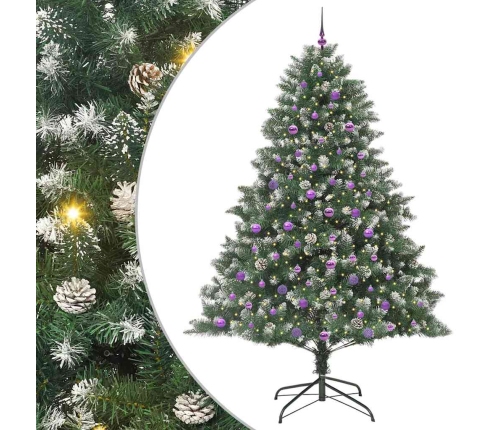 Mākslīgā Ziemassvētku Eglīte Su 300 Led Zaļa 160 X 160 X 240 Cm Vidaxl