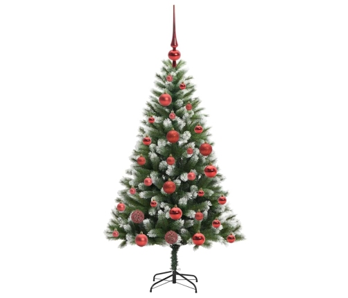 Mākslīgais Eņģu Ziemassvētku Koks Ar Pūkainu Sniegu 120 Cm Vidaxl