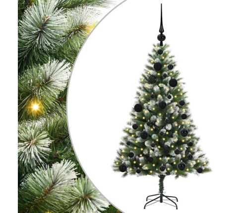 Mākslīgais Eņģu Ziemassvētku Koks Ar Pūkainu Sniegu 120 Cm Vidaxl