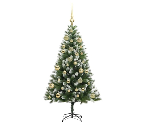 Mākslīgais Eņģu Ziemassvētku Koks Ar Pūkainu Sniegu 120 Cm Vidaxl