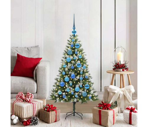 Mākslīgais Eņģu Ziemassvētku Koks Ar Pūkainu Sniegu 120 Cm Vidaxl