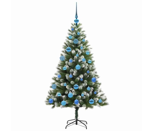 Mākslīgais Eņģu Ziemassvētku Koks Ar Pūkainu Sniegu 150 Cm Vidaxl