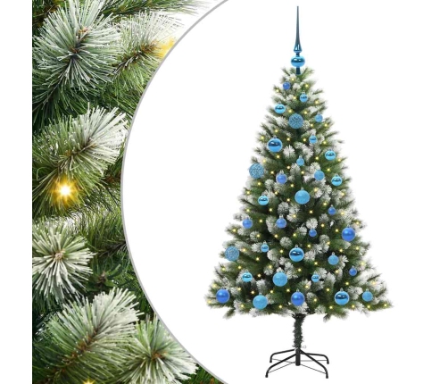 Mākslīgais Eņģu Ziemassvētku Koks Ar Pūkainu Sniegu 150 Cm Vidaxl